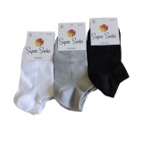Шкарпетки жіночі ТМ Super socks  017 слід сітка р 36-40 Однотон асорті