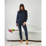 Комплект жіночий ТМ Barwa кофта+штани арт.0285/289 р.48-50(XL) Темно-синій