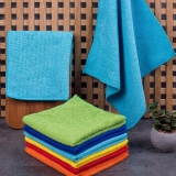 Серветка гладкофарбована 30*30  (80% ПЕ ,20% ПА) STRIPY Блакитний