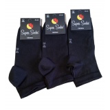 Шкарпетки чоловічі скорочені ТМ Super socks 002 р 39-42 Чорний