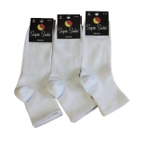 Шкарпетки чоловічі скорочені спорт резинкаТМ Super socks  004 р 42-44 Білий