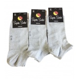 Шкарпетки чоловічі сітка слід ТМ Super socks  035 р 42-44 світло-сірий