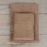 Рушник махровий тм МТХ 50*90 ( ROYAL) КАПУЧІНО
