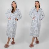 Халат жіночий ТМ NEL арт.1320-42 р. 2XL Сніговий Леопард