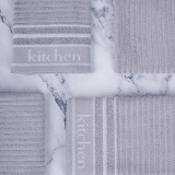 Рушник махровий 33*60 ЖАКАРД  (kitchen Сірий)