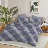 К-т 200*220 тмMTX Бязь голд (підк.200*220 прост.на рез.160*20*200,нав.50*70-2 шт) Абстр.квад.т.сі