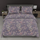 К-т 200*220 тмMTX Бязь голд (підк.200*220 прост.220*240,нав.50*70-2 шт) Гілки темно-сірі