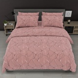 К-т 200*220 тмMTX Бязь голд (підк.200*220 прост.220*240,нав.50*70-2 шт) Абстракція коралова