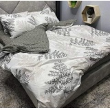 К-т 2,0 тмМТХ  Бязь голд (підк.215*175,прост.220*200, нав.70*70-2 шт) Гілки сіро-бежеві