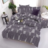 К-т 200*220 тмMTX Бязь голд (підк.200*220 прост.220*240,нав.50*70-2 шт) Абстракція геометрія сіра