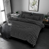 К-т 200*220 тмMTX Бязь голд (підк.200*220 прост.220*240,нав.50*70-2 шт) Клітина чорна