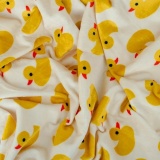 Плед фланель (вельсофт)  150*200 SUNNY DUCK набивний