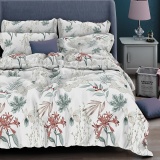 К-т 200*220 тмMTX Бязь голд (підк.200*220 прост.220*240,нав.50*70-2 шт) Листя на молочному