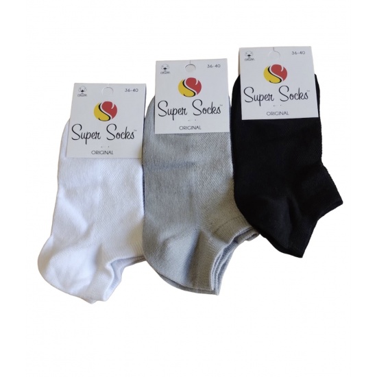 Шкарпетки жіночі ТМ Super socks  017 слід сітка р 36-40 Однотон асорті - 1