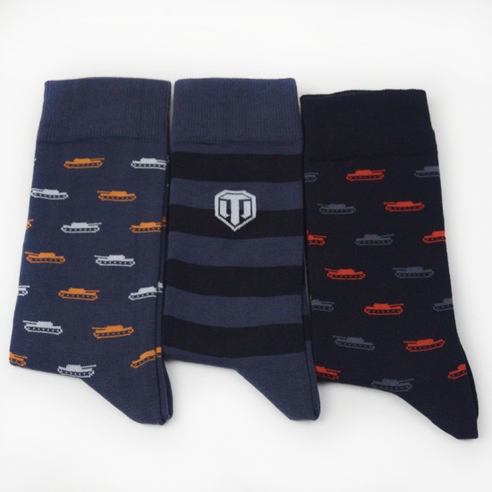 Шкарпетки чоловічі MAX GIFTТМ Super socks  014 р 41-44 World of Tanks асорті - 1