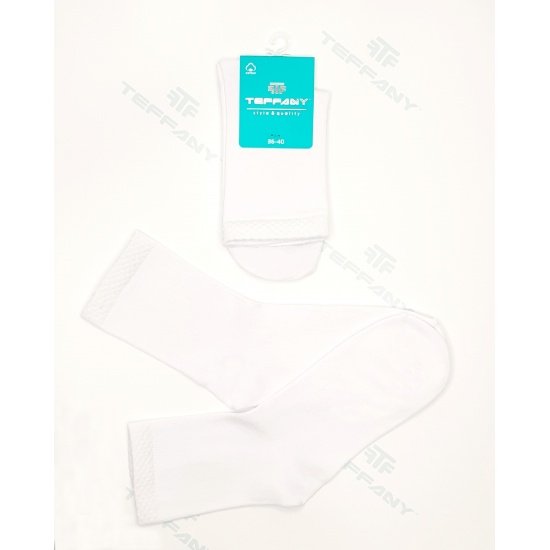 Шкарпетки жіночі TM Teffany  0177 р 36-40 Білий - 1