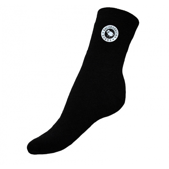 Шкарпетки жіночі ТМ Super socks гладь тонка вовна  032  р 36-40 Чорний - 1