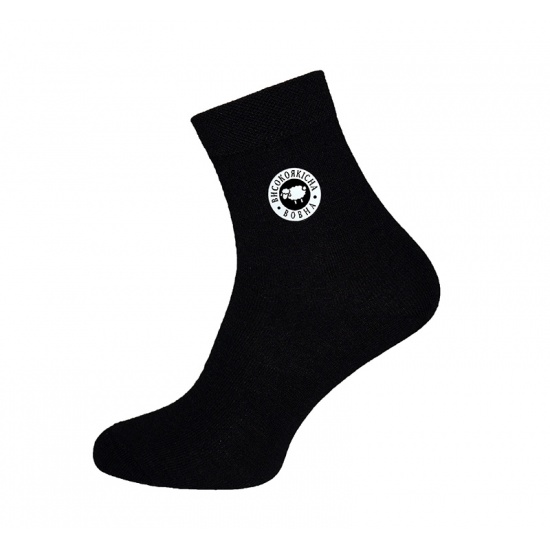 Шкарпетки чоловічі ТМ Super socks гладь тонка вовна 032 р 39-42 Чорний - 1