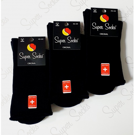 Шкарпетки чоловічі ТМ Super socks варікоз 045  р 39-42 Чорний - 1