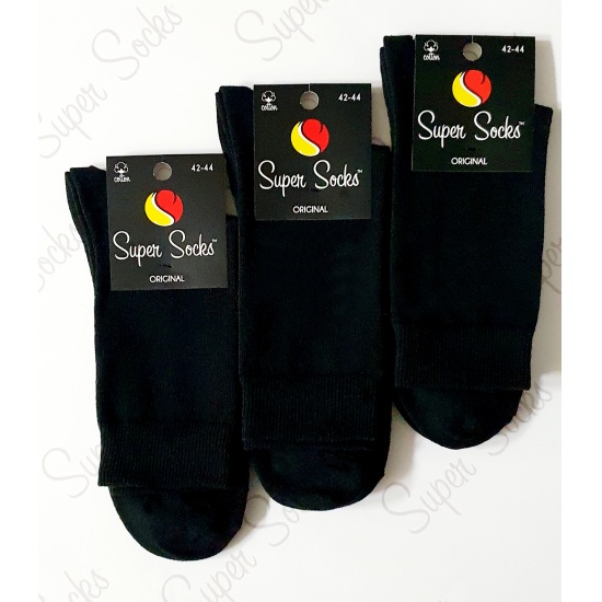 Шкарпетки чоловічі ТМ Super socks  048 р 39-42 Чорний - 1