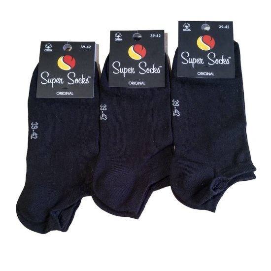 Шкарпетки чоловічі слід ТМ Super socks 027 р 39-42 Чорний - 1