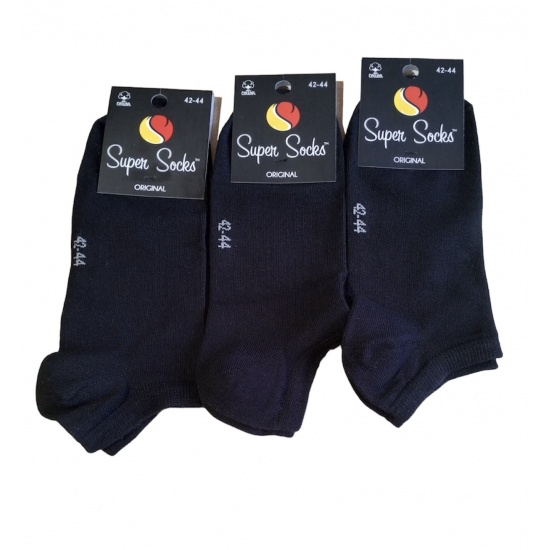 Шкарпетки чоловічі слід ТМ Super socks 027 р 42-44 Чорний - 1