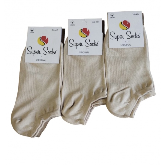 Шкарпетки жіночі ТМ Super socks  017 слід сітка р 36-40 Беж - 1