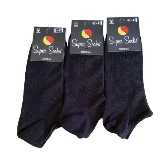 Шкарпетки чоловічі сітка слід ТМ Super socks  017 р 45-47 чорний - 1