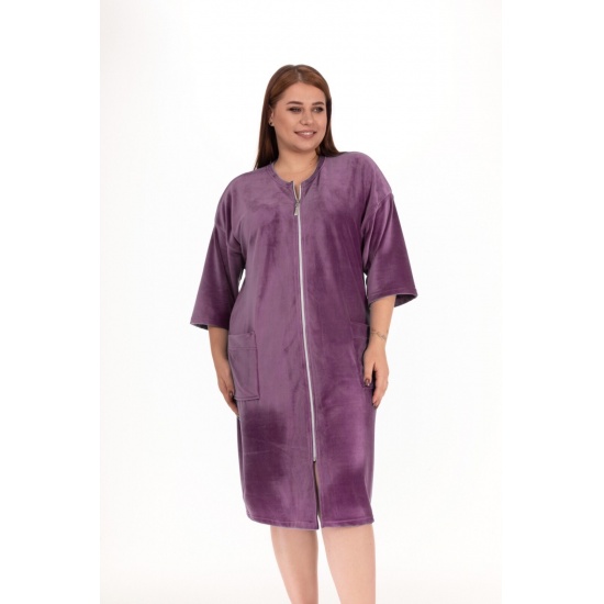 Халат жіночий ТМ NEL арт.1368-53 р.2XL Ліловий - 1
